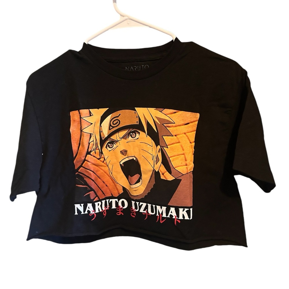 Naruto crop top fits size Medium